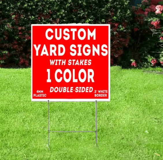 Custom Yard Signs - DisplayAvenue