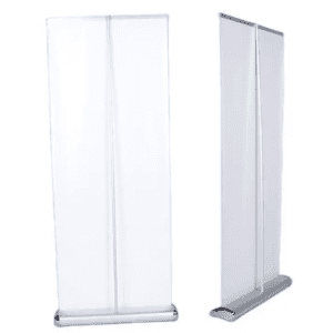 Deluxe Wide Base Single Screen Roll Up Banner Stands