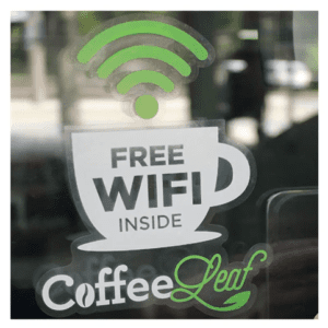 Die-Cut Clear Window Decals