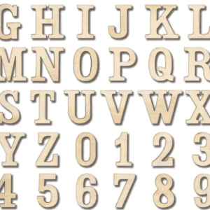 MDF Letters and Numbers
