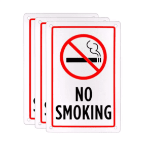 No Smoking Signs