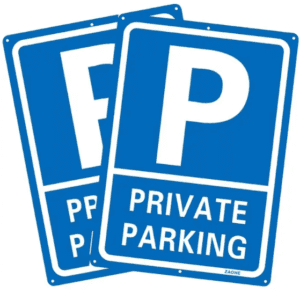 Private Parking Signs