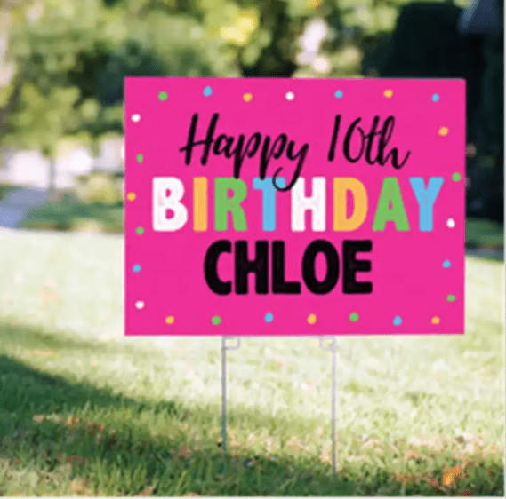 Birthday Yard Signs DisplayAvenue