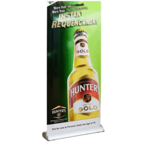 Silver Step Retractable Banner Stands