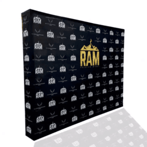Step And Repeat Fabric Pop Up Straight Display
