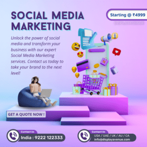 DisplayAvenue's SMM or Social Media Marketing Services