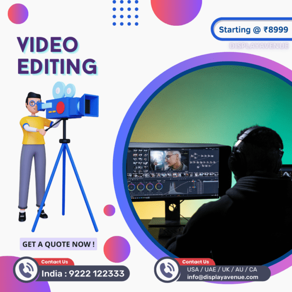 Video Editing Services, DisplayAvenue, Get Quote
